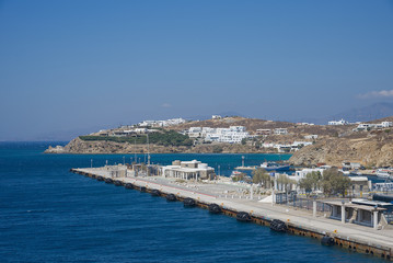 Mykonos waterfront - Cyclades island - Aegean sea - Greece