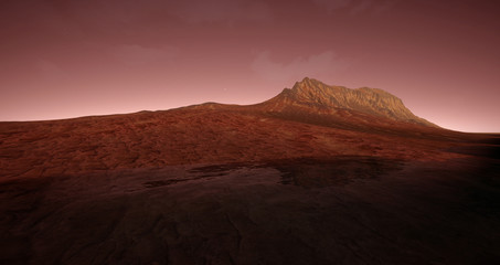 Extremely detailed and realistic high resolution 3d illustration of an earth like planet. 