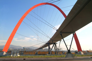 Turin, Piedmont, Italy the  Arch at the Lingotto district.