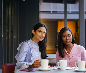 Diverse Friends at Cafe
