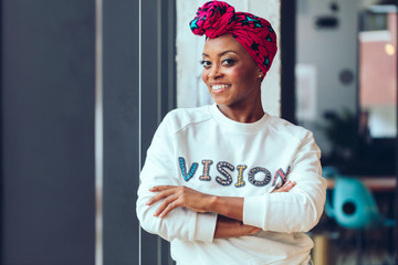 Headshot of Edgy Black Woman