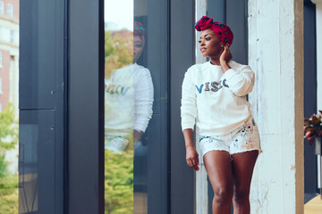 Headshot of Edgy Black Woman