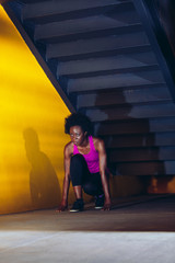 Fitness Portrait of Black Woman