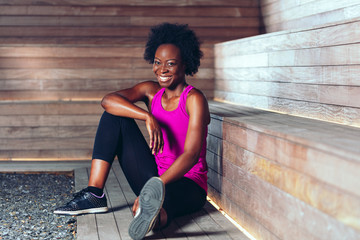 Fitness Portrait of Black Woman