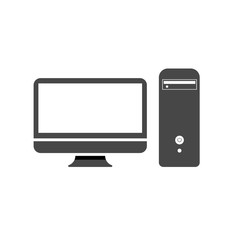 tv monitor pc icon vector illustration screen