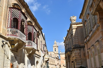 Fototapeta na wymiar Rue de Mdina Malte (malta)