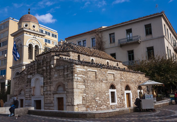 Fototapeta na wymiar Old Athens church
