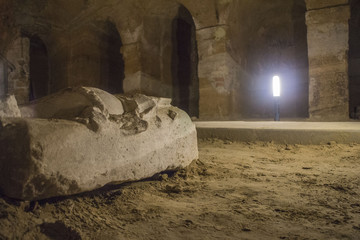 Inside the catacombs