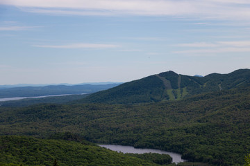 A view from the top of a mountain,