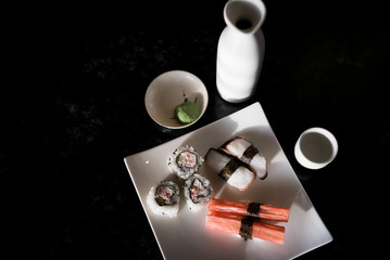 Sushi and Sake