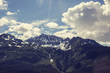 Alaskan Mountains & Clouds
