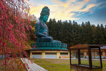 he big Buddha - Showa daibutsu at Seiryuji temple in Aomori, Japan