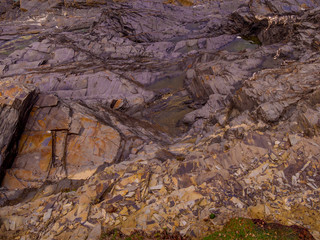 Bedruthan Steps - wonderful rocky coastline in Cornwall
