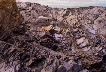 Bedruthan Steps - wonderful rocky coastline in Cornwall