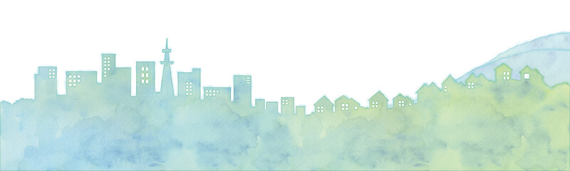 街並みのイラスト