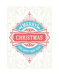 Christmas greeting card
