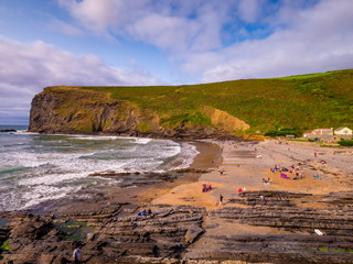 Beautiful Cliffs and Coastline of Crackington Haven Cornwall