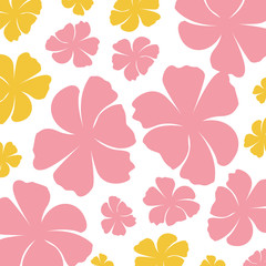 beautiful flowers decorative pattern isolated icon