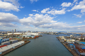 Fototapeta na wymiar 大阪 都市風景