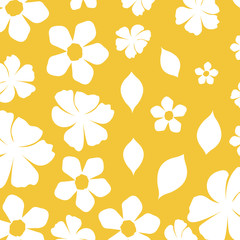 beautiful flowers decorative pattern isolated icon