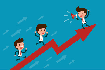 Growth teamwork concept.