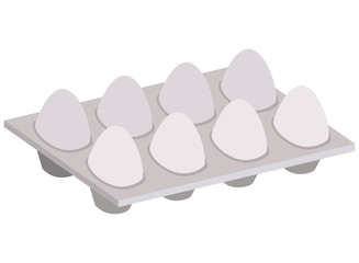 eggs pack isolated icon