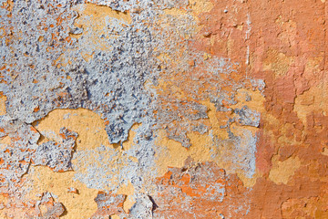 Texture of old painted wall background