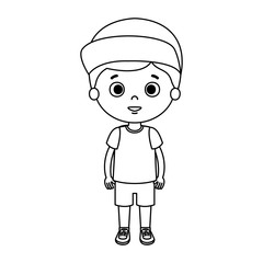 cute little boy character