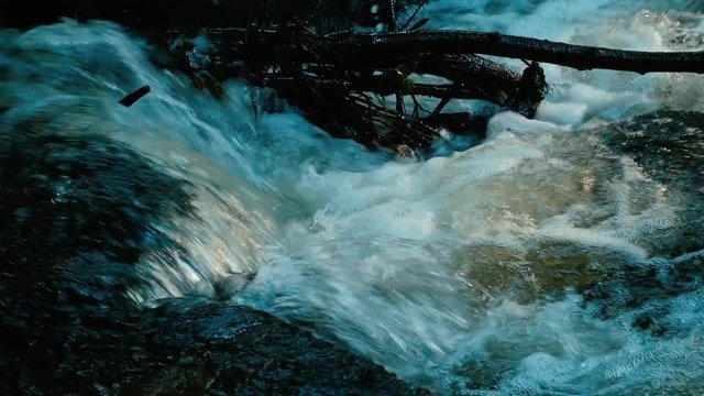A small waterfall