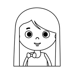 beautiful little girl character