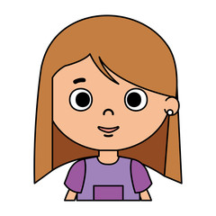 beautiful little girl character