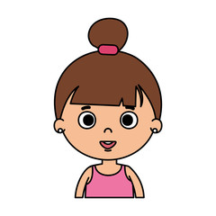 beautiful little girl character