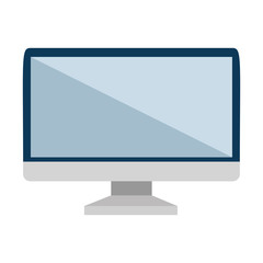 computer monitor isolated icon