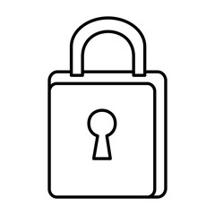 safe secure padlock icon