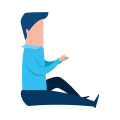 elegant businessman avatar character