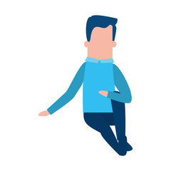 elegant businessman avatar character