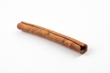 Cinnamon on white background isolated, ingredient