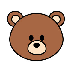 cute bear teddy icon