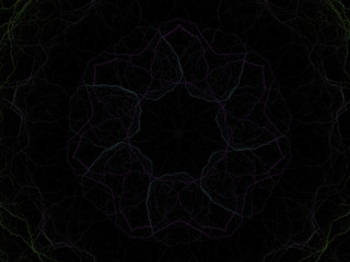 surreal Futuristic digital 3d design art abstract background fractal illustration for meditation and decoration wallpaper