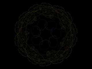 surreal Futuristic digital 3d design art abstract background fractal illustration for meditation and decoration wallpaper