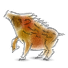 亥　動物　年賀状　アイコン