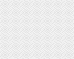 Seamless background, Japan style. Geometric lattice window pattern.  Yotsume-koshi pattern. （和風背景、四つ目格子模様）