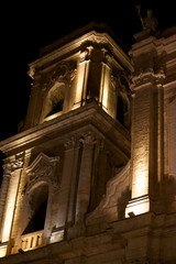church at night