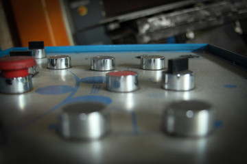 machine tool close up