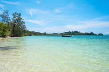 The Buffalo Bay at the west side beach named Ao Khao Kwai on the island Ko Phayam