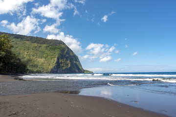 Waipio Valley Beach,Big Island Hawaii