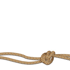 sea knot of rope