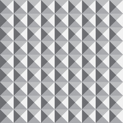 Vector seamless square convex pattern. Vector abstract geometric pattern. Geometric shapes, rectangles, triangles. 3d seamless pattern.