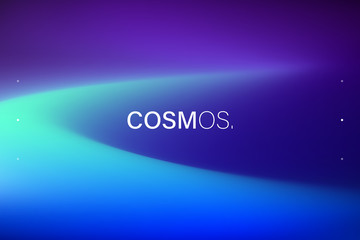 Abstract Wave Shapes Background Design. Vivid Colors Backdrop. Trendy Color Flow Artwork