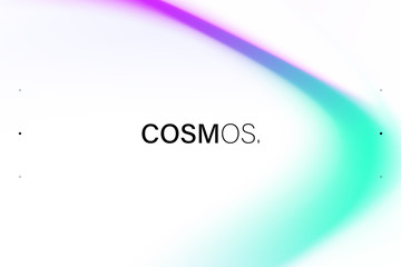 Abstract Wave Shapes Background Design. Vivid Colors Backdrop. Trendy Color Flow Artwork